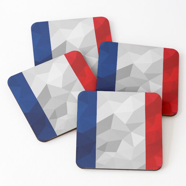 Item preview, Geometric French Flag Art – Modern Tri-Color Design designed and sold by OrangePoly.