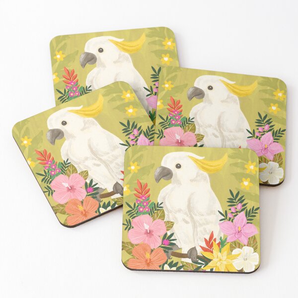 Item preview, TROPICAL COCKATOO designed and sold by Olivia Gibbs.