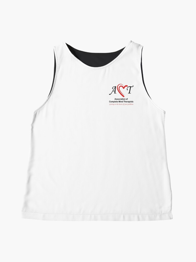 Alternate view of Association of Complete Mind Therapists (ACMT) Logo Sleeveless Top