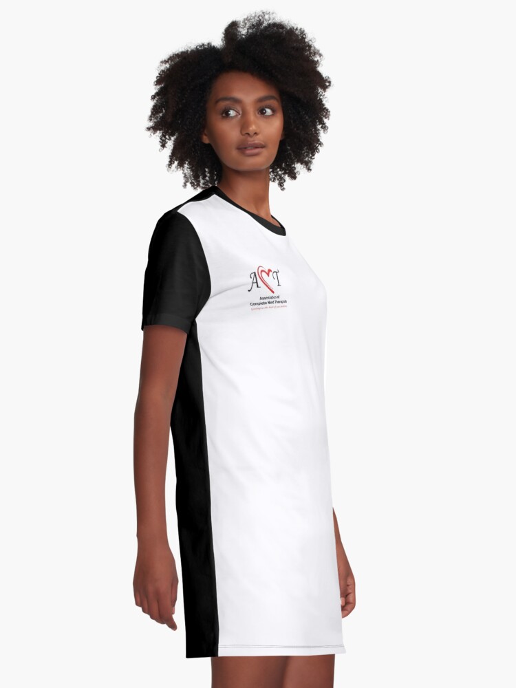Alternate view of Association of Complete Mind Therapists (ACMT) Logo Graphic T-Shirt Dress