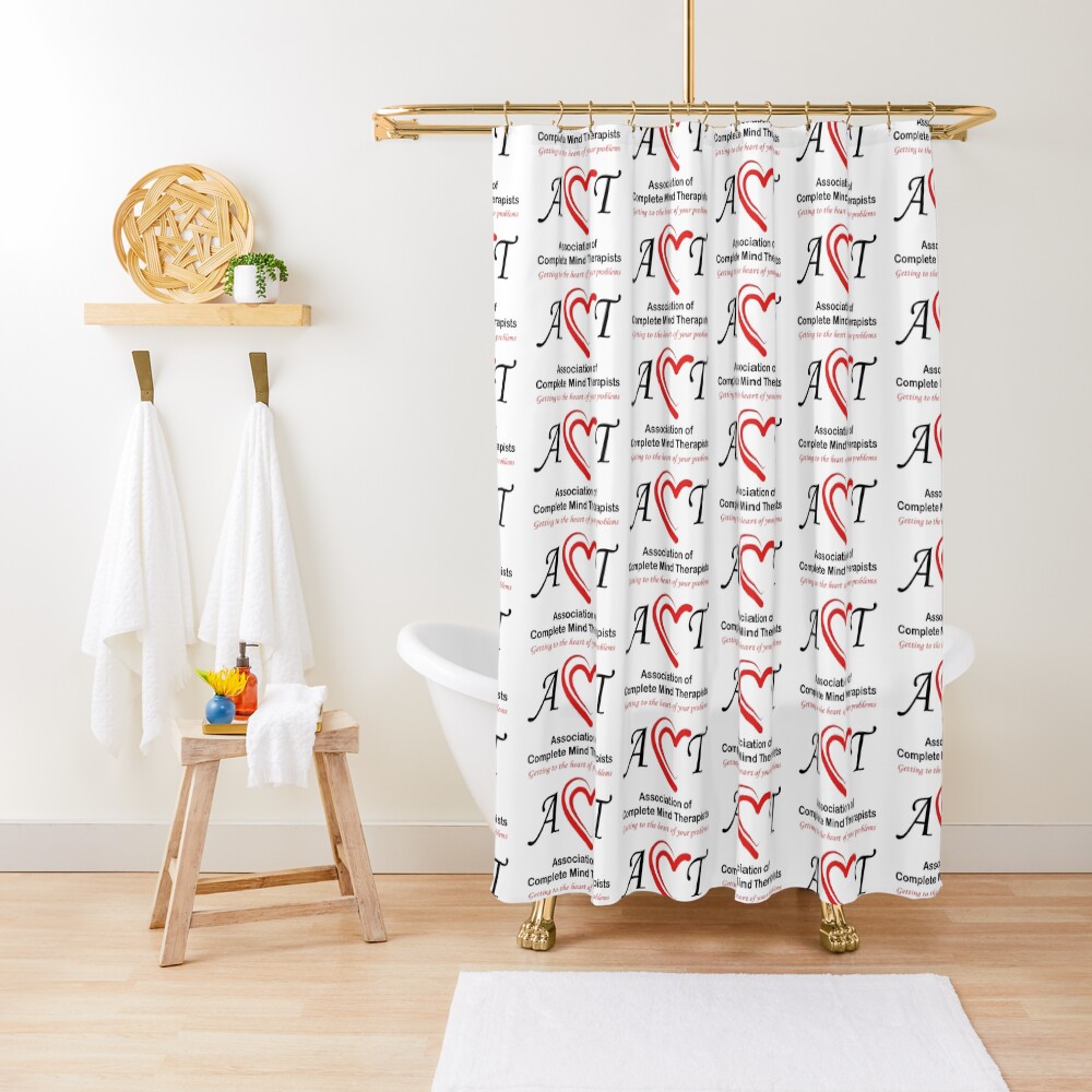 Association of Complete Mind Therapists (ACMT) Logo Shower Curtain