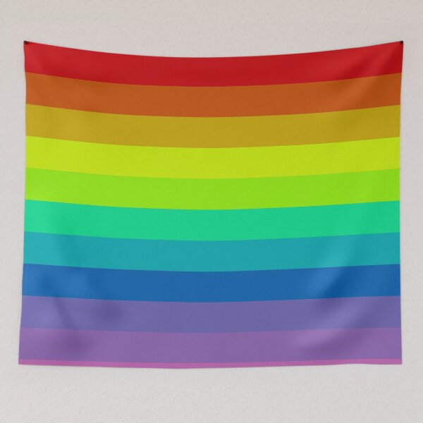 Item preview, rainbow stripe horizontally designed and sold by LPDesignsUK.