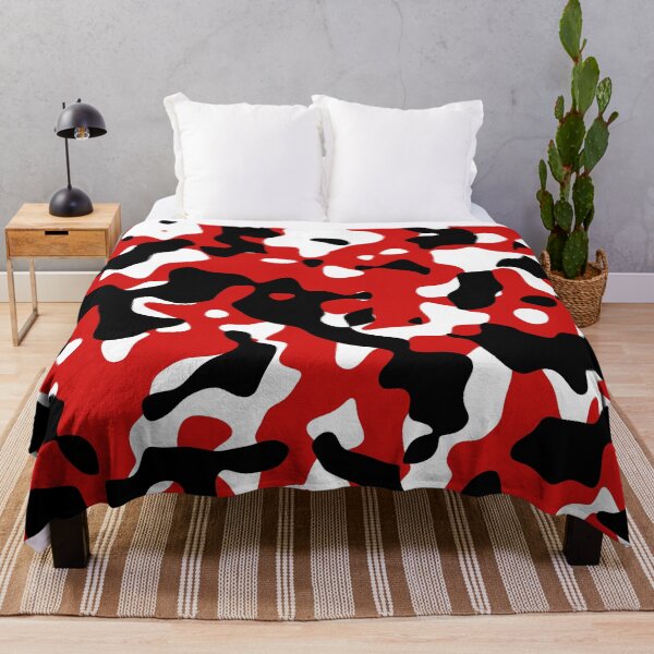 Item preview, Camouflage Red Black White Pattern designed and sold by docBrown00.