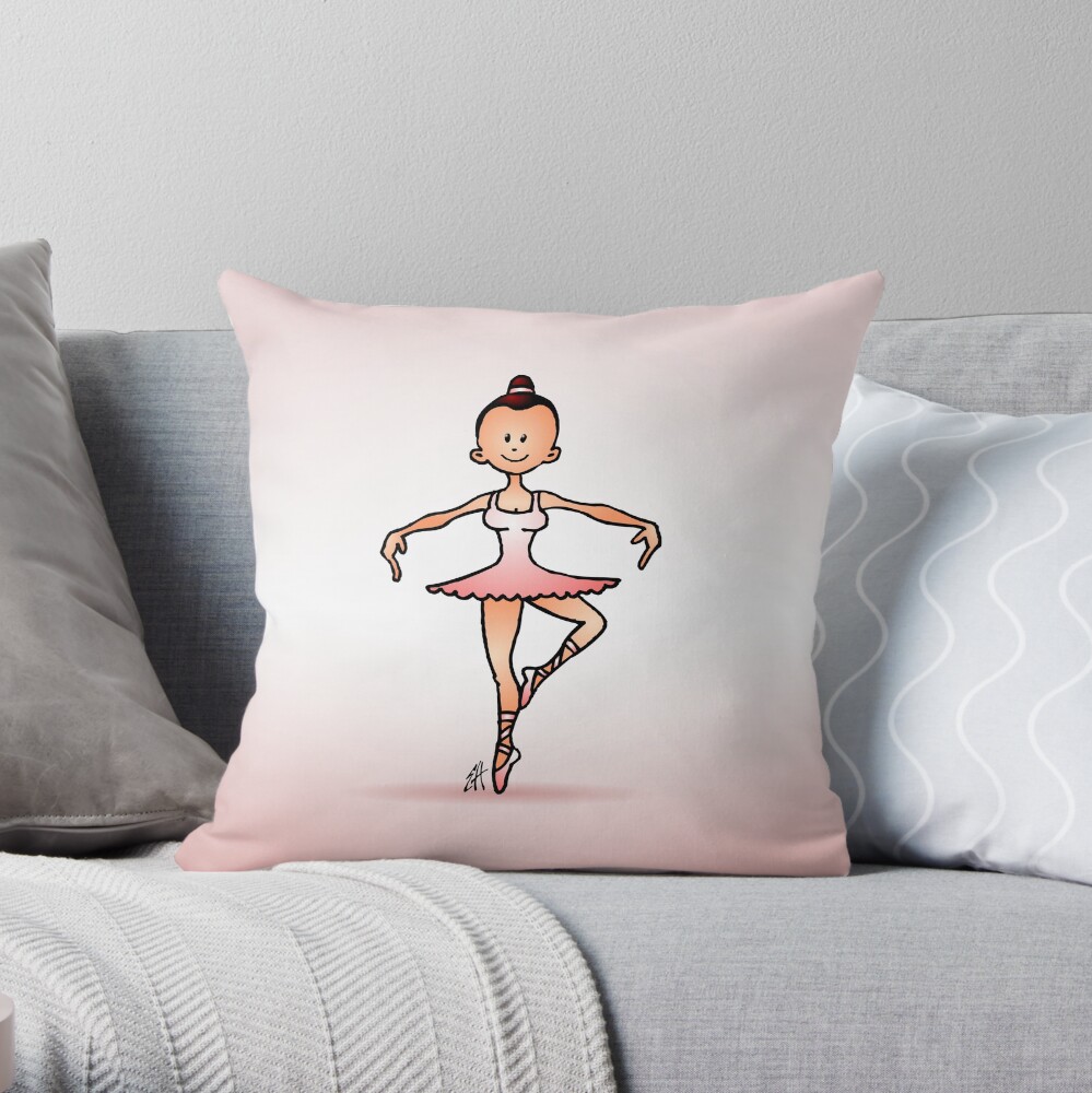 Ballerina Throw Pillow