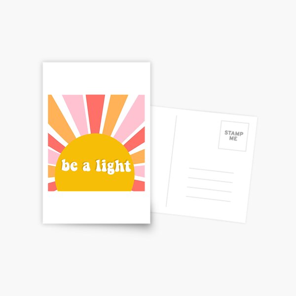 Be A Light Postcard