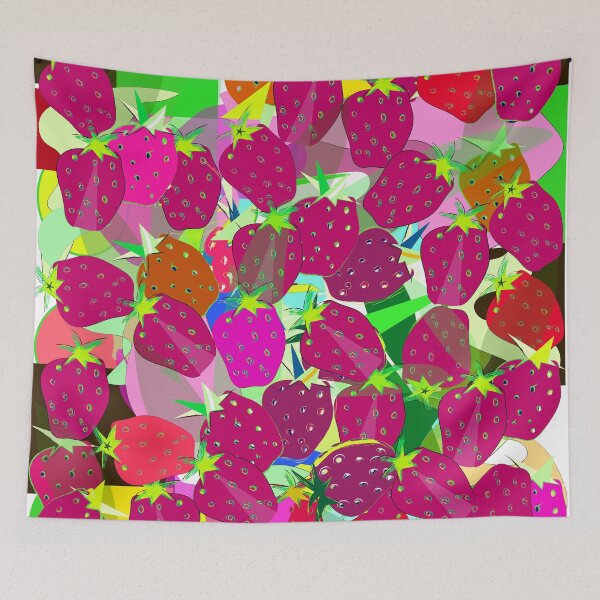 Item preview, Composition with strawberries designed and sold by Emi Yañez.