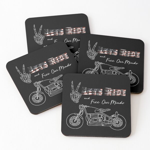 Item preview, Let's Ride and Free Our Minds - Motorcycle Riding designed and sold by ColorfulMystic.