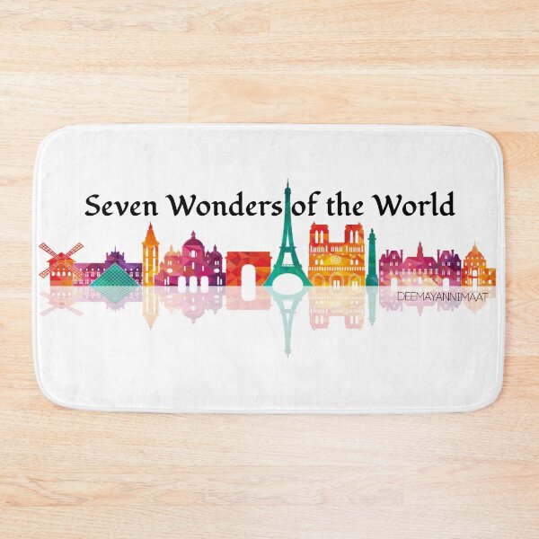 Item preview, Seven Wonders of the World designed and sold by deemayannimaat.