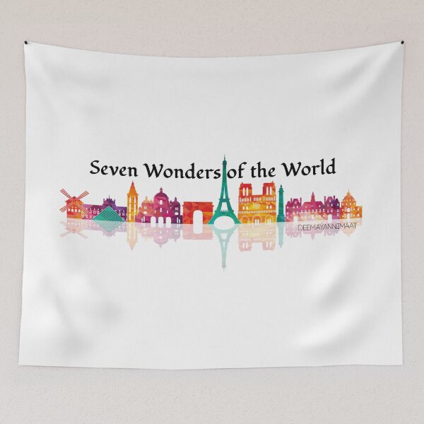 Item preview, Seven Wonders of the World designed and sold by deemayannimaat.