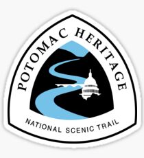 Potomac Heritage Trail Sign, USA Sticker