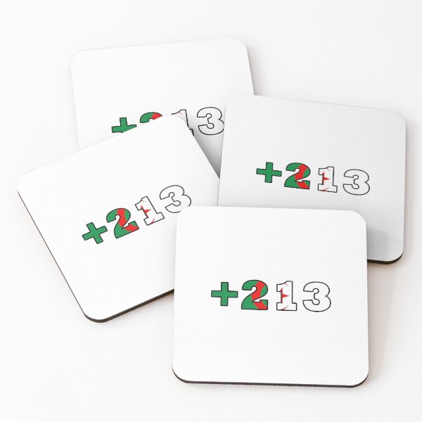Item preview, Stylish design of  Algeria Country Code with a Flag designed and sold by ArabCorner.