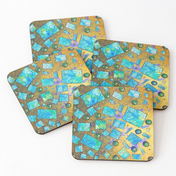 Item preview, Scattered Flower Mandala Multi medium Painting designed and sold by Lynn Harriet.