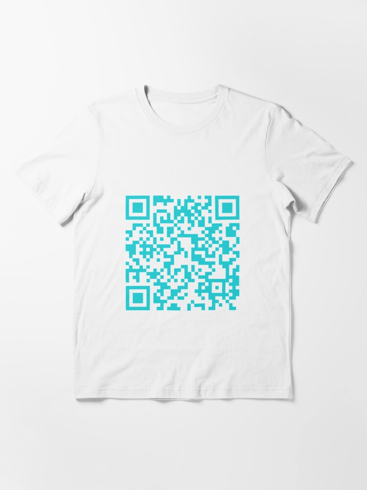 Rick Roll Your Friends! QR code that links to Rick Astley's “Never Gonna  Give You Up”  music video Essential T-Shirt for Sale by ApexFibers