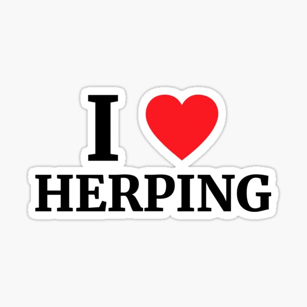 Item preview, I Love Herping Heart  designed and sold by Vanover Designs.