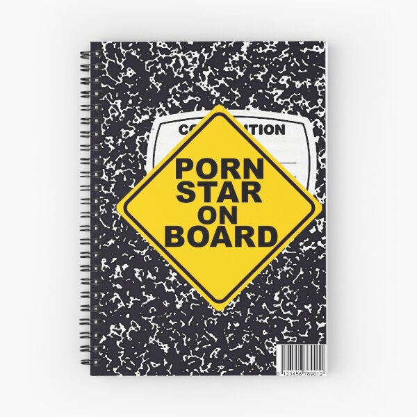 Item preview, Porn Star On Board Notebook  designed and sold by Mark Jesus-Allen.