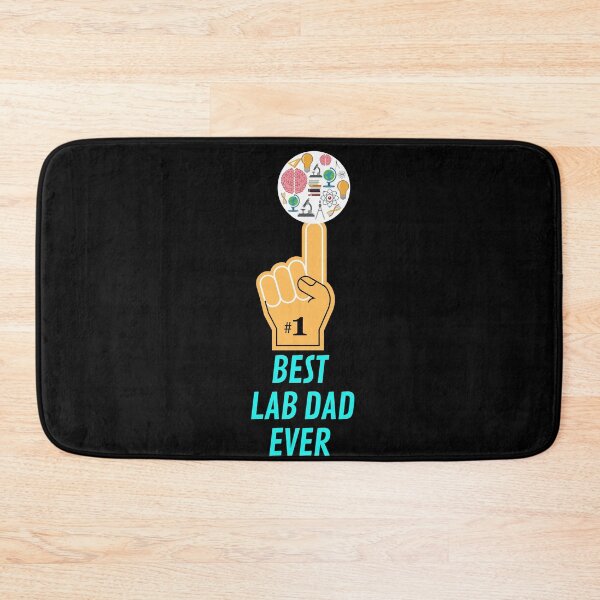 Item preview, BEST LAB DAD EVER FUNNY LAB DAD Medical Scientist   Microbiology designed and sold by Hippiesole.