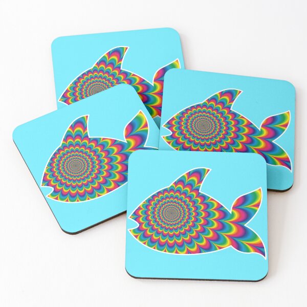 Item preview, psychedelic fish designed and sold by marjard.