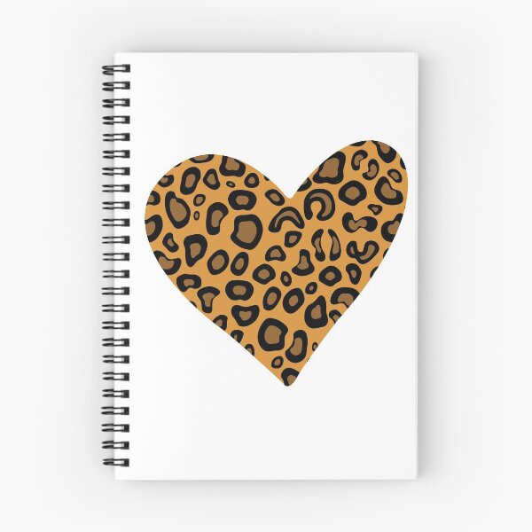Item preview, Leopard heart pattern designed and sold by PepaAnaRB.