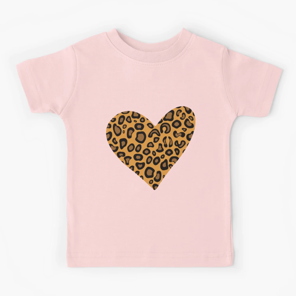 Leopard heart pattern
