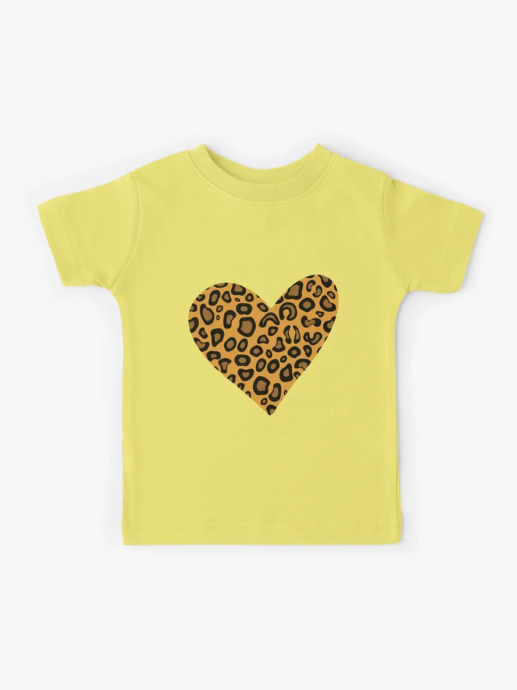 Leopard heart pattern