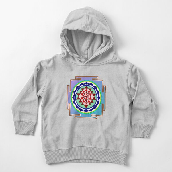 The Sri Yantra is a form of mystical diagram, known as a yantra, found in the Shri Vidya school of Hindu tantra. Toddler Pullover Hoodie