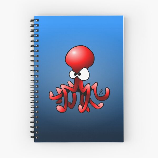 Item preview, Red Octopus designed and sold by cardvibes.