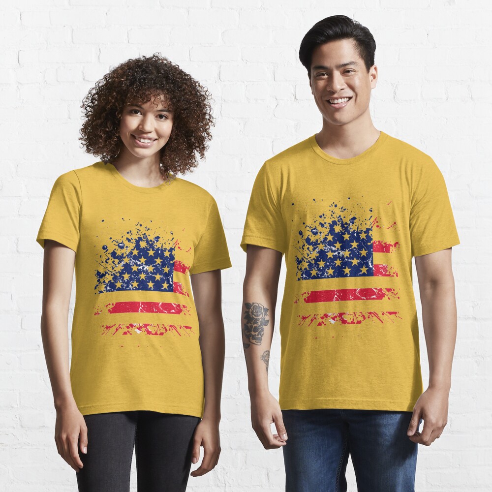 Happy 4th July 2020, Patriotic Family Shirts, 4th of July Shirts, Group  American Flag Tee, American Patriotic Shirts, Independence Day D113  Essential T-Shirt for Sale by Ahlam Art