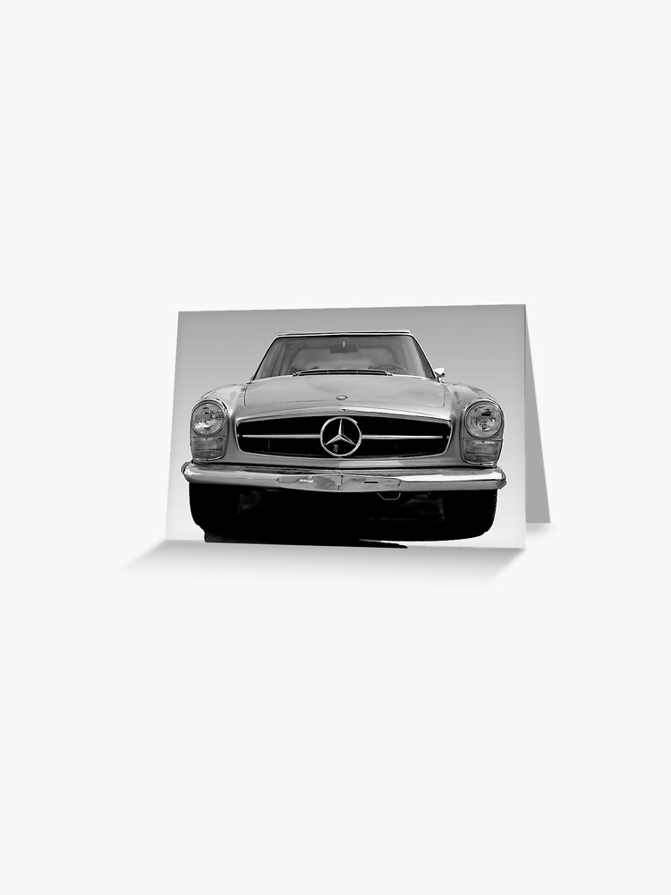 Mercedes Benz 1970 280sl Card Greeting Card By Tomb42 Redbubble