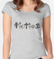 Religion is Fiction Women's Fitted Scoop T-Shirt