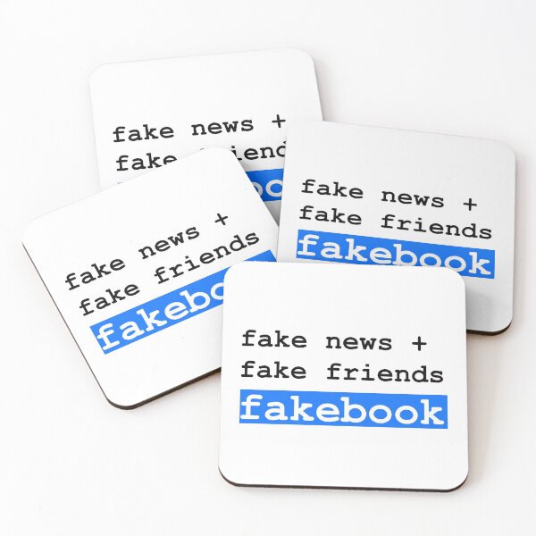 Item preview, Fake news + fake friends = Fakebook designed and sold by goofyfootartist.