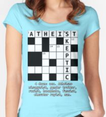 Atheism + Skepticism ≠ Atheism+ Women's Fitted Scoop T-Shirt