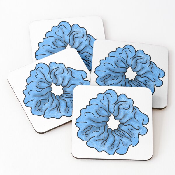 Item preview, Cute Blue Hair Scrunchie designed and sold by laurasgallery.