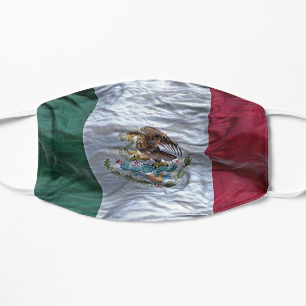 Mexico Flag Mask Flat Mask