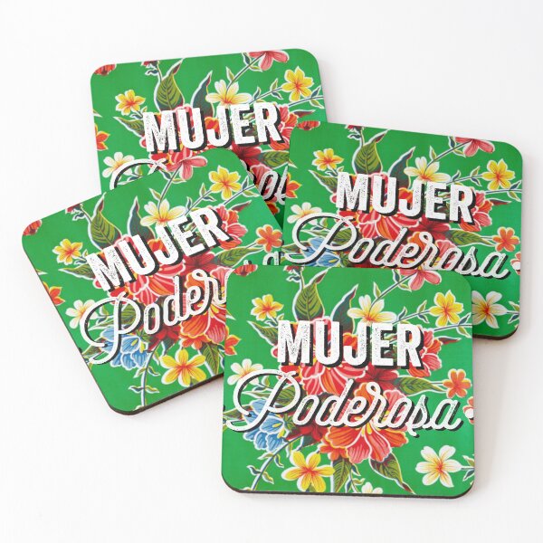 Item preview, Mujer Poderosa Green OilCloth Latinx Spanglish designed and sold by cortezmadeco.