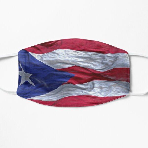 Puerto Rico Flag Mask Flat Mask