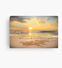August 2013 - Lost For Words Canvas Print