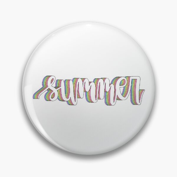 Item preview, Summer in Calligraphy with rainbow outline designed and sold by Izzy-82.
