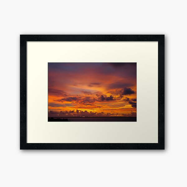 April Framed Art Print
