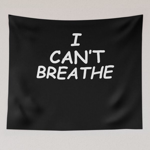 Item preview, I CAN'T BREATHE Slim Fit T-Shirt designed and sold by ART ilo.