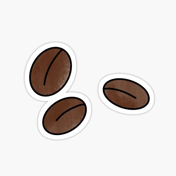 Coffee Beans / Cute Coffee Dates Sticker