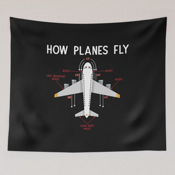 Item preview, Aerospace Engineer Funny product How plane Fly Tee designed and sold by maninpos23.