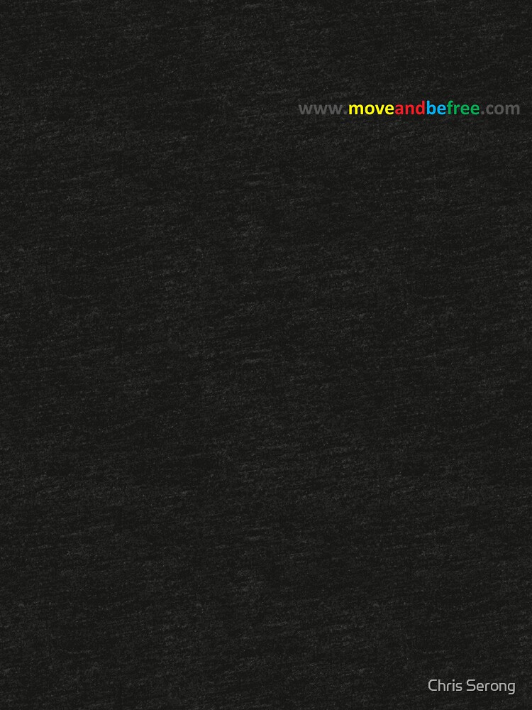 Thumbnail 7 of 7, Tri-blend T-Shirt, Move and be Free - URL designed and sold by ChrisSerong.