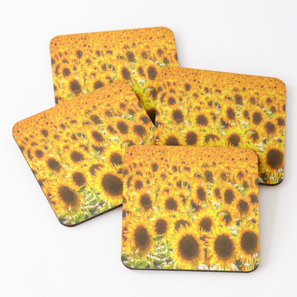 Item preview, Sunflower Field Pastel Art  designed and sold by Londonimages.