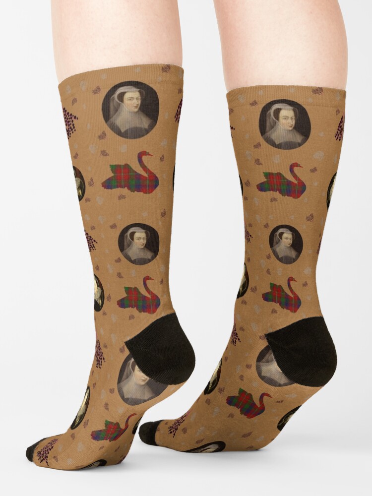 Alternate view of Mary Queen of Scots Socks