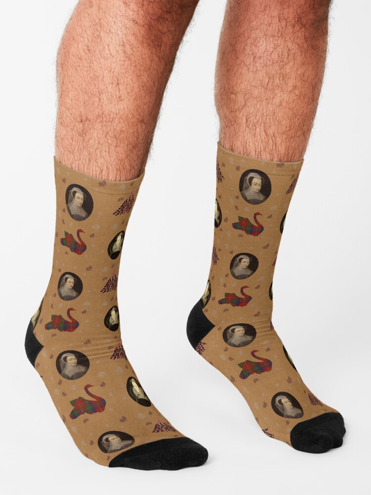 Alternate view of Mary Queen of Scots Socks