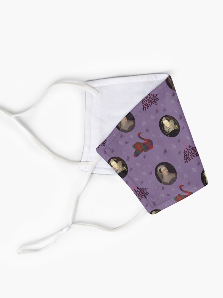 Alternate view of Mary Queen of Scots on purple Mask