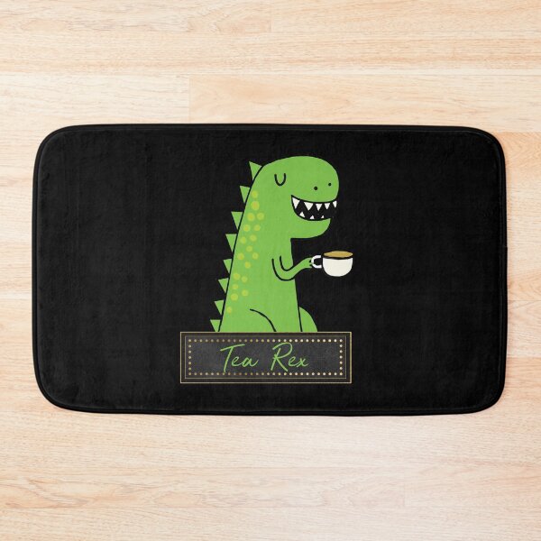 Item preview, Tea Rex - Tea Loving Dinosaur (Fun Tea Pun) designed and sold by ColorfulMystic.