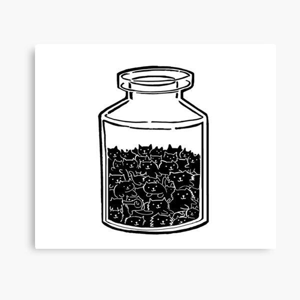 Cats In A Jar Canvas Print