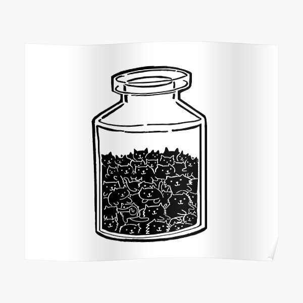 Cats In A Jar Poster