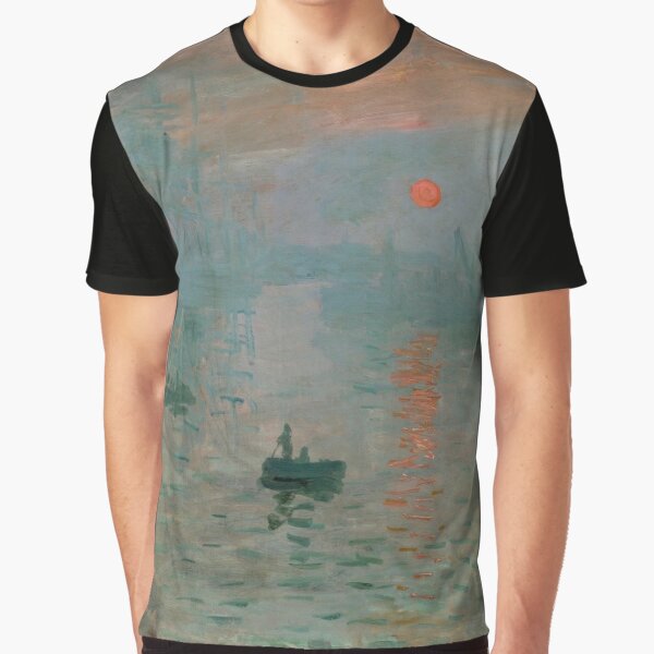 Claude Monet, French Painter - Impression, Sunrise Graphic T-Shirt